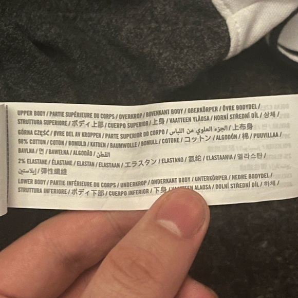 Preowned Hollister Men’s White and Navy Colorblock Polo Size Small . - Picture 5 of 10